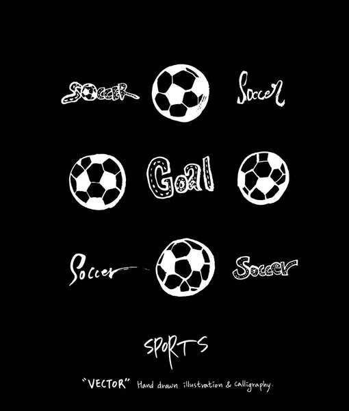 Illustration Fond Sport Illustration Vectorielle Style Tableau Noir — Image vectorielle