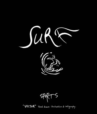 Spor arka plan illüstrasyon / vektör çizim / blackboard stili