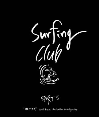 Spor arka plan illüstrasyon / vektör çizim / blackboard stili