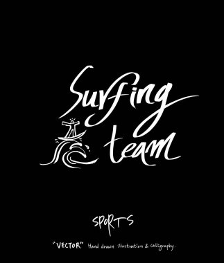 Spor arka plan illüstrasyon / vektör çizim / blackboard stili