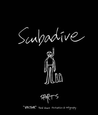 Spor arka plan illüstrasyon / vektör çizim / blackboard stili