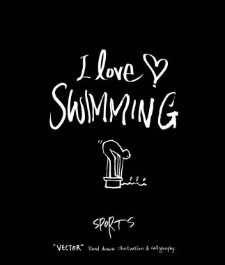 Spor arka plan illüstrasyon / vektör çizim / blackboard stili