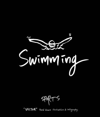 Spor arka plan illüstrasyon / vektör çizim / blackboard stili