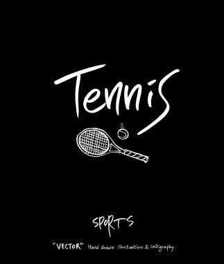 Spor arka plan illüstrasyon / vektör çizim / blackboard stili