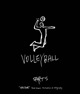 Spor arka plan illüstrasyon / vektör çizim / blackboard stili