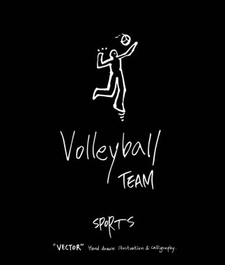 Spor arka plan illüstrasyon / vektör çizim / blackboard stili