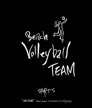 Spor arka plan illüstrasyon / vektör çizim / blackboard stili