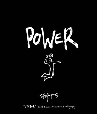 Spor arka plan illüstrasyon / vektör çizim / blackboard stili