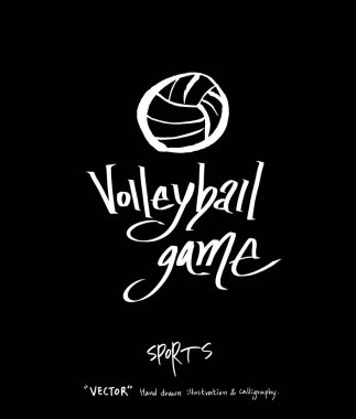 Spor arka plan illüstrasyon / vektör çizim / blackboard stili