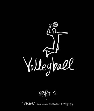 Spor arka plan illüstrasyon / vektör çizim / blackboard stili