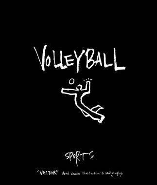 Spor arka plan illüstrasyon / vektör çizim / blackboard stili