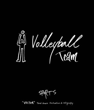 Spor arka plan illüstrasyon / vektör çizim / blackboard stili