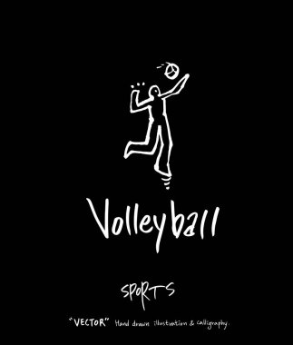 Spor arka plan illüstrasyon / vektör çizim / blackboard stili