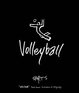 Spor arka plan illüstrasyon / vektör çizim / blackboard stili