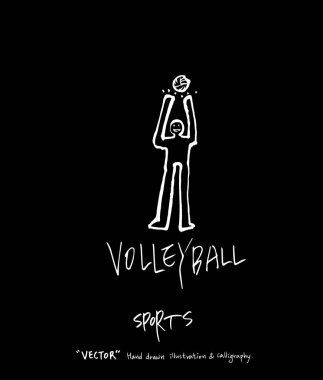 Spor arka plan illüstrasyon / vektör çizim / blackboard stili