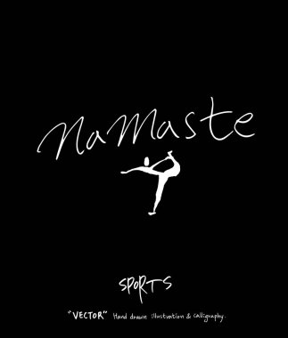 Spor arka plan illüstrasyon / vektör çizim / blackboard stili