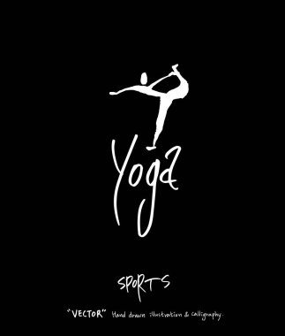 Spor arka plan illüstrasyon / vektör çizim / blackboard stili