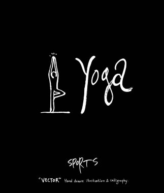 Spor arka plan illüstrasyon / vektör çizim / blackboard stili