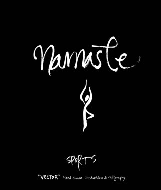 Spor arka plan illüstrasyon / vektör çizim / blackboard stili