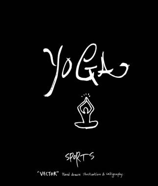 Spor arka plan illüstrasyon / vektör çizim / blackboard stili