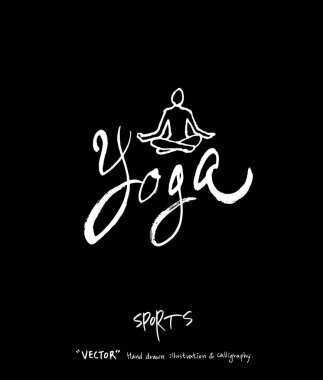 Spor arka plan illüstrasyon / vektör çizim / blackboard stili