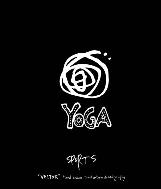 Spor arka plan illüstrasyon / vektör çizim / blackboard stili