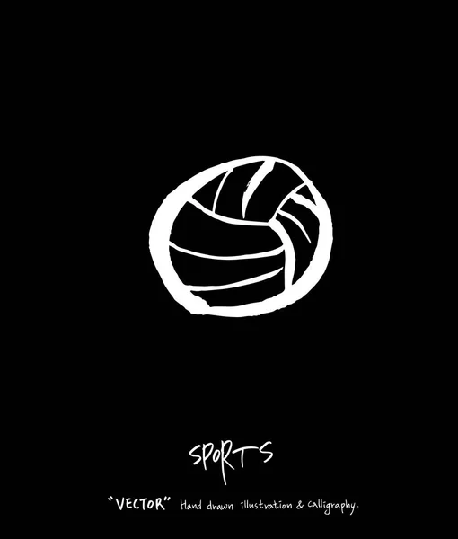 Illustration Fond Sport Illustration Vectorielle Style Tableau Noir — Image vectorielle