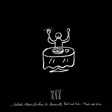 Elle çizilmiş Restoran poster / gıda menü resimleri - vektör