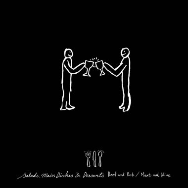 Elle çizilmiş Restoran poster / gıda menü resimleri - vektör