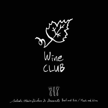 Elle çizilmiş Restoran poster / gıda menü resimleri - vektör