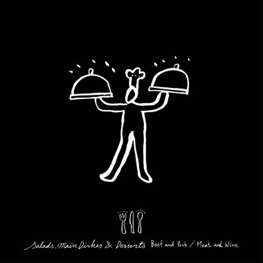 Elle çizilmiş Restoran poster / gıda menü resimleri - vektör