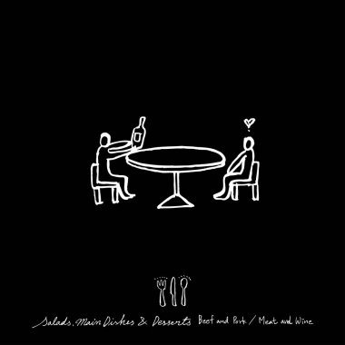 Elle çizilmiş Restoran poster / gıda menü resimleri - vektör