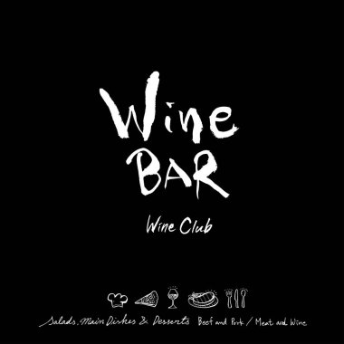 Restoran poster / yarım yamalak gıda menü resimleri - vektör