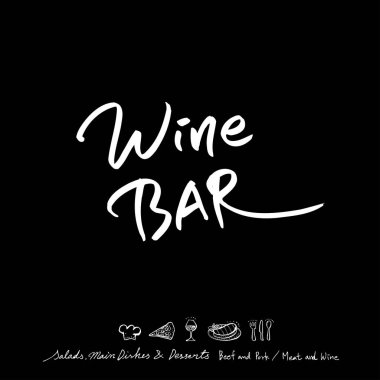 Restoran poster / yarım yamalak gıda menü resimleri - vektör