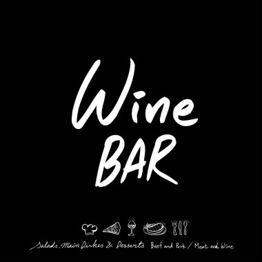 Restoran poster / yarım yamalak gıda menü resimleri - vektör