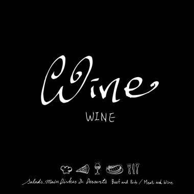 Restoran poster / yarım yamalak gıda menü resimleri - vektör