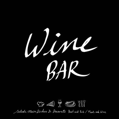 Restoran poster / yarım yamalak gıda menü resimleri - vektör