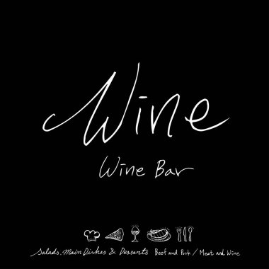 Restoran poster / yarım yamalak gıda menü resimleri - vektör