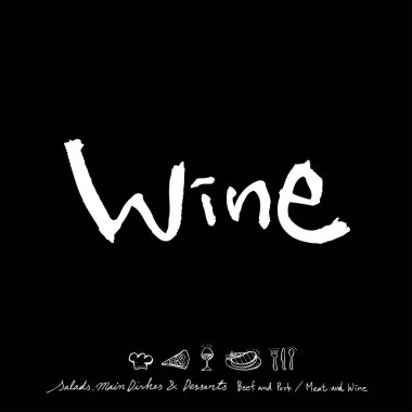 Restoran poster / yarım yamalak gıda menü resimleri - vektör