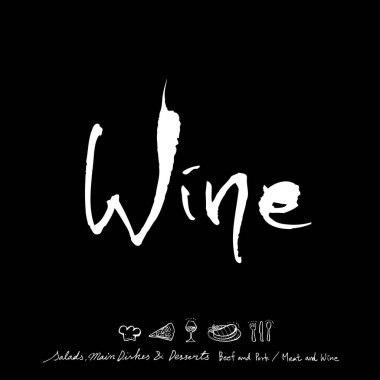 Restoran poster / yarım yamalak gıda menü resimleri - vektör