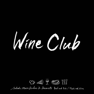 Restoran poster / yarım yamalak gıda menü resimleri - vektör