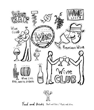 Restoran poster / yarım yamalak gıda menü resimleri - vektör