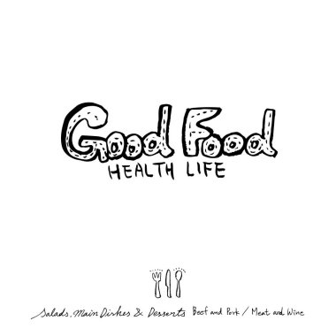 Restoran poster / yarım yamalak gıda menü resimleri - vektör