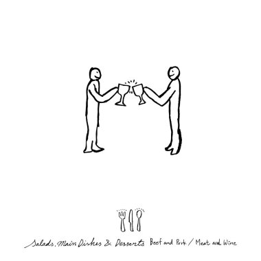 Restoran poster / yarım yamalak gıda menü resimleri - vektör