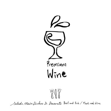 Restoran poster / yarım yamalak gıda menü resimleri - vektör