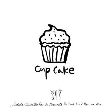 Restoran poster / yarım yamalak gıda menü resimleri - vektör