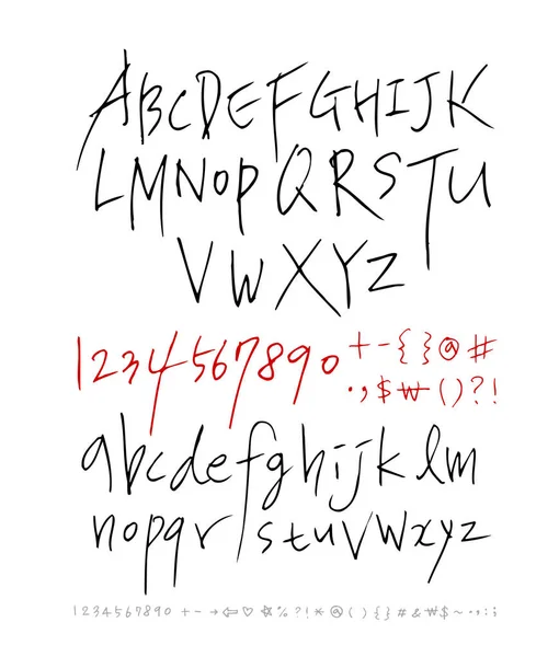 Vektorschriften Handschriftliche Kalligraphie — Stockvektor