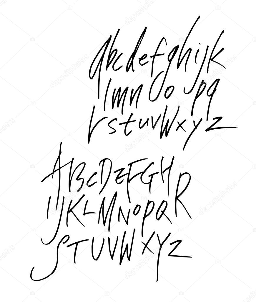 Vector fonts / Handwritten calligraphy