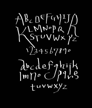 vektör yazı tipleri / el yazısı kaligrafi