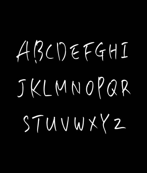Vector fonts / Handwritten calligraphy 